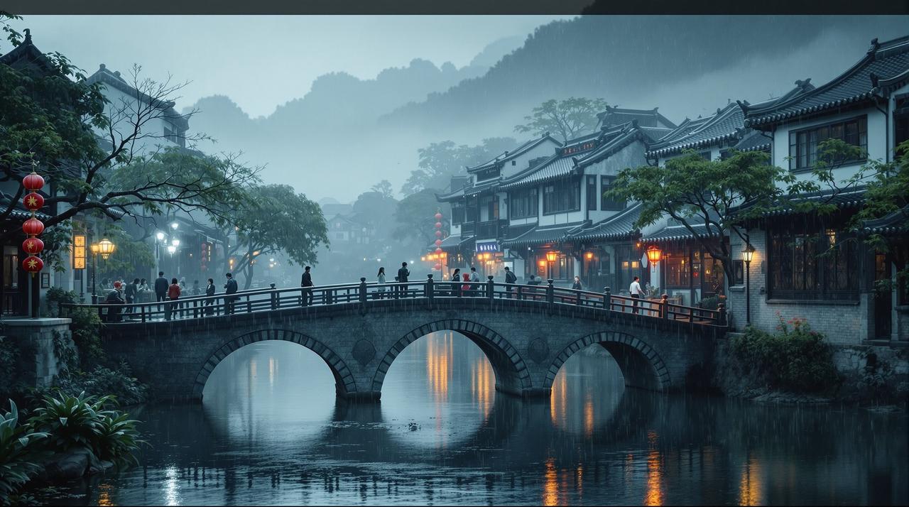 大海影视出品《江南烟雨》-民国爱情传奇高清海报